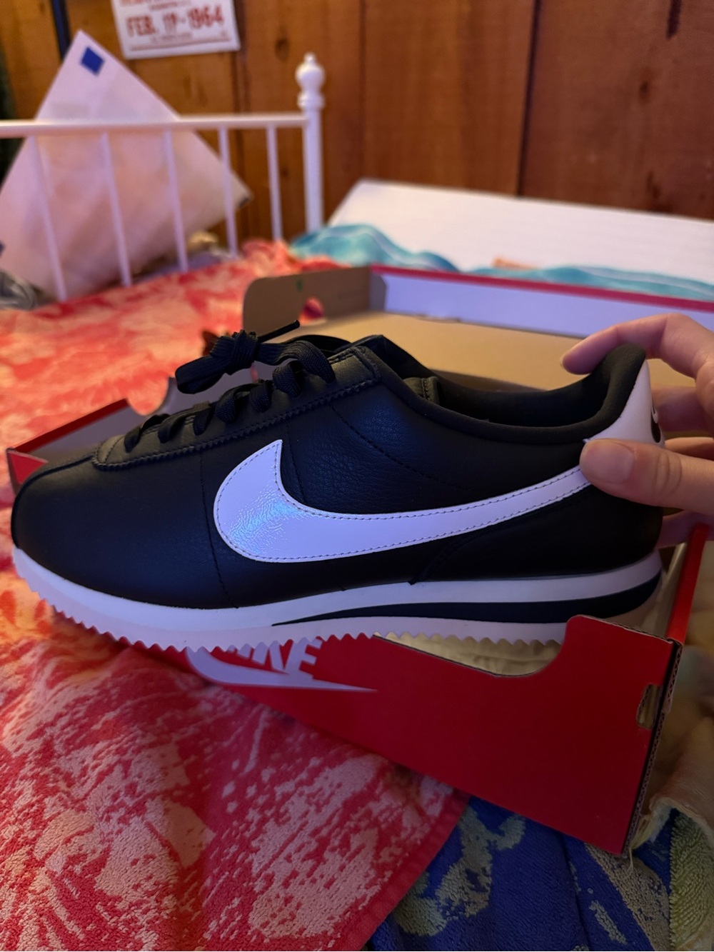 Nike Black and White Retro Runner Sneaker